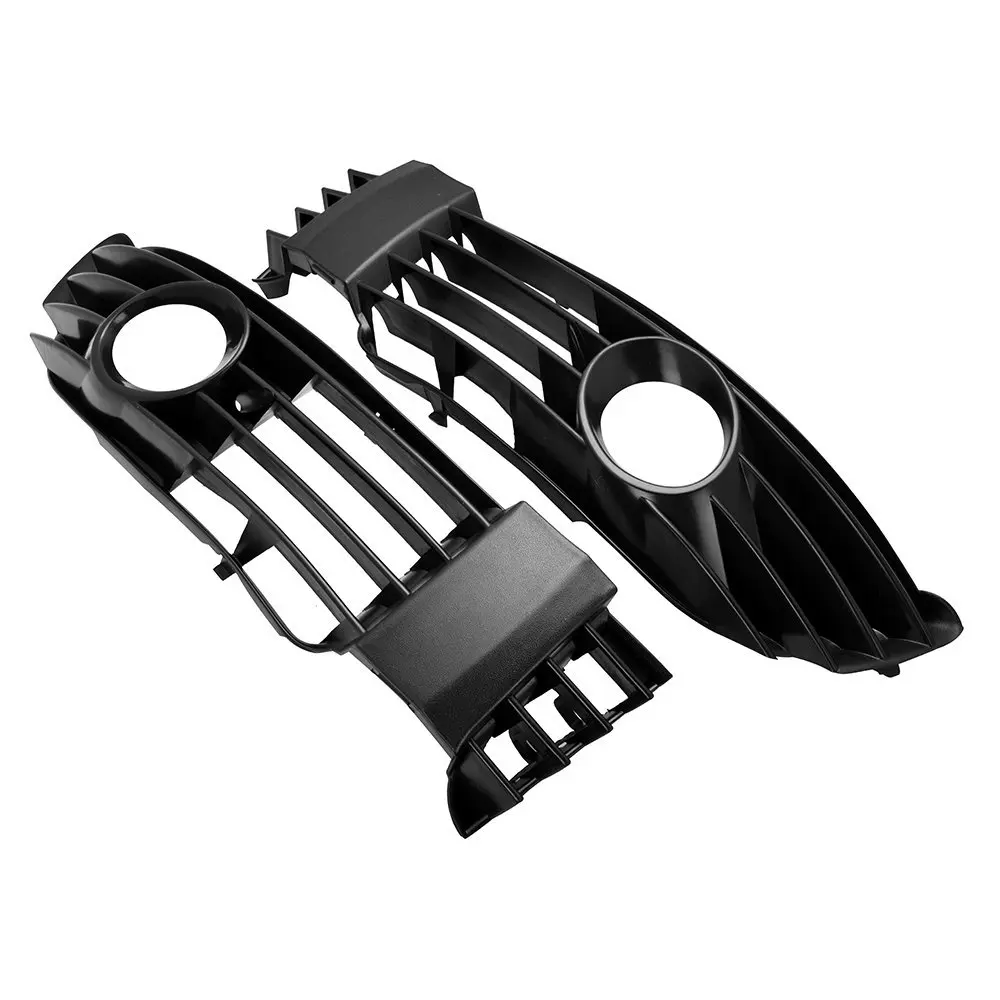 

Replacement Front Lower Side Cooling Air Grille Pair (with Fog Light Cutout) For VW Volkswagen Passat B5.5