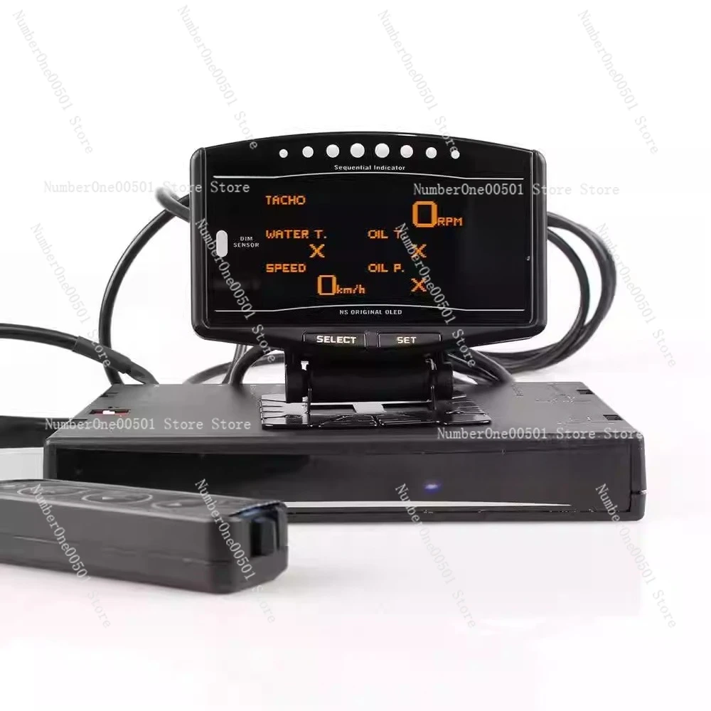 

13 in 1 Multi Gauge Monitor Turbo Oil Pressure Water Temp for Car Tuning OBD2