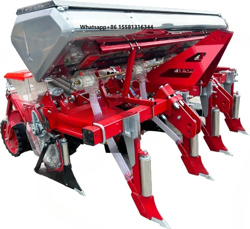 New Pneumatic Precision Automatic Maize Planter 4-6 Rows Tractor Seeder Bean Seedling Transplanter Agricultural Machine