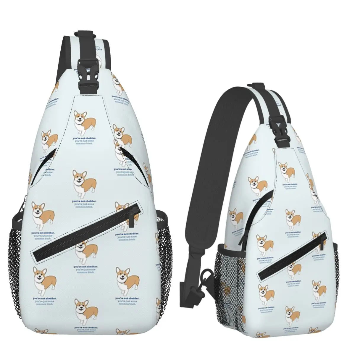 

Brooklyn 99 Cheddar нагрудная сумка, мужской рюкзак через плечо, нагрудная сумка, дорожный походный рюкзак, сумка на плечо