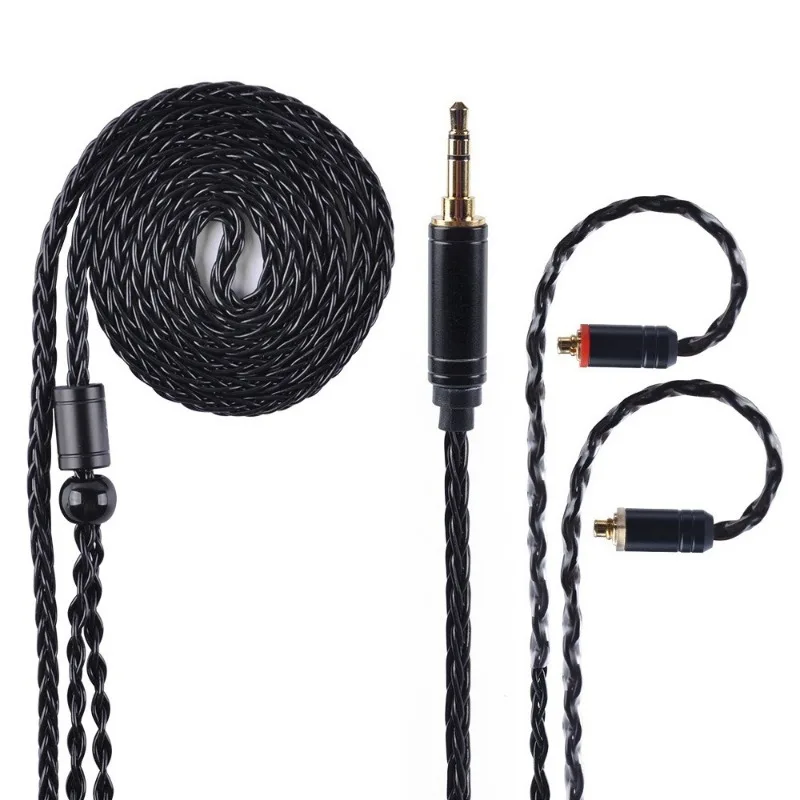 

8-strand silver-plated balance cable, earphone fever, upgrade cable n3apSE535.