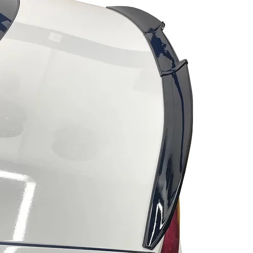 Imagen 2 del producto Para accesorios Audi A4 B8 2003-2013, alerón trasero para maletero de coche, tapa de ala, longitud DIY, 3 uds., plástico suave negro mate