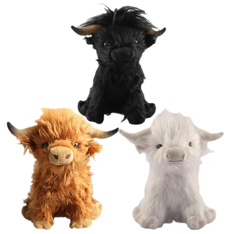 

Highland корова мягкие животные мягкие плюшевые животные куклы Мягкие коровы плюшевые подушки для сна Симпатичные плюшевые игрушки для детей игрушки