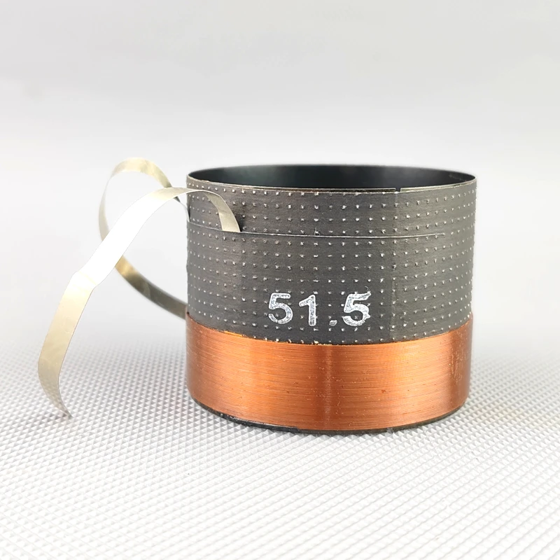 

1 шт. катушка BASV 51,5 мм, звуковая катушка для баса для TANNOY 12 дюймов, плоский провод, НЧ-динамик, аксессуары для басового динамика, 8 Ом