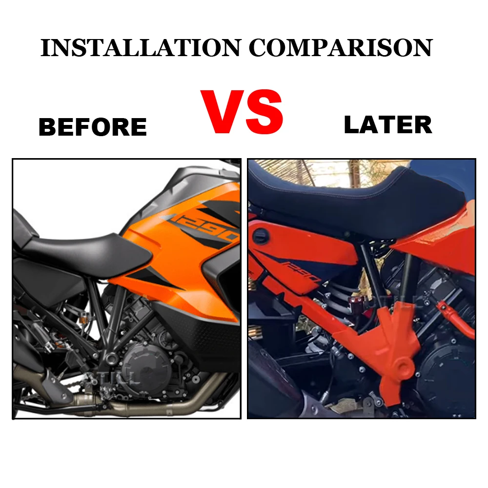 Novo para ktm 1290 super aventura adv r/s 2021 2022 acessórios da motocicleta quadro guarda proteção painéis laterais protetor capa