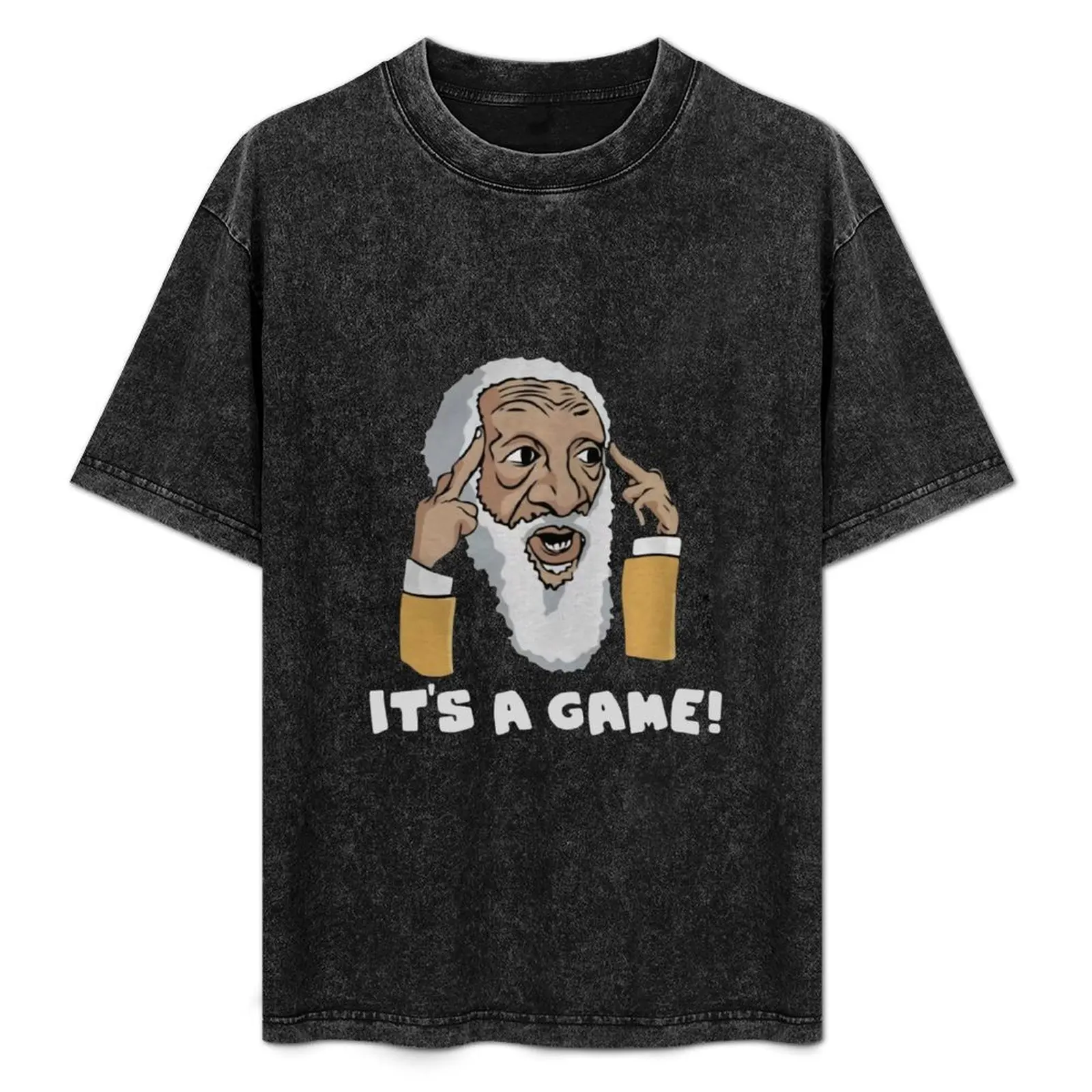 Dick Gregory Its a Game Shirt T-Shirt Plus Size Street Style Tee