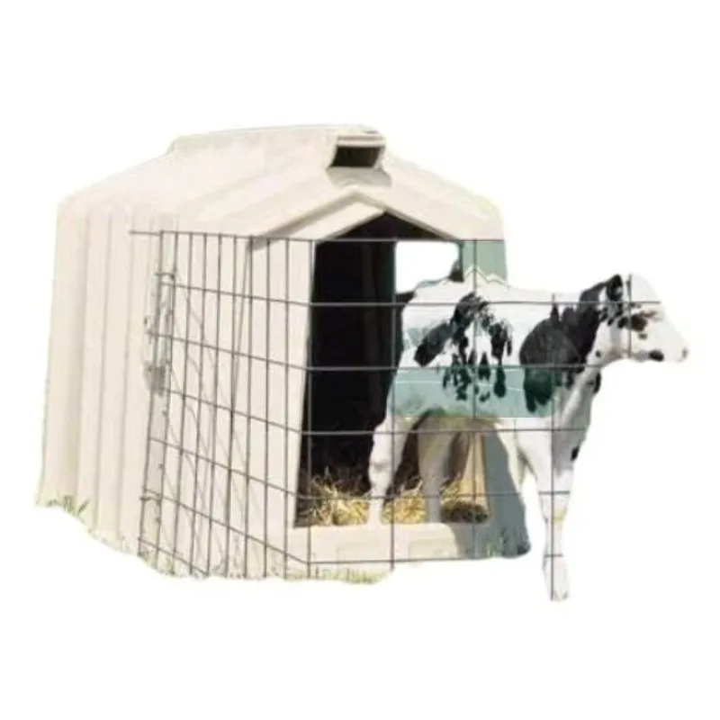 

Новая индивидуальная конкурентоспособная островная будка для телят на фермах, в идеальном состоянии