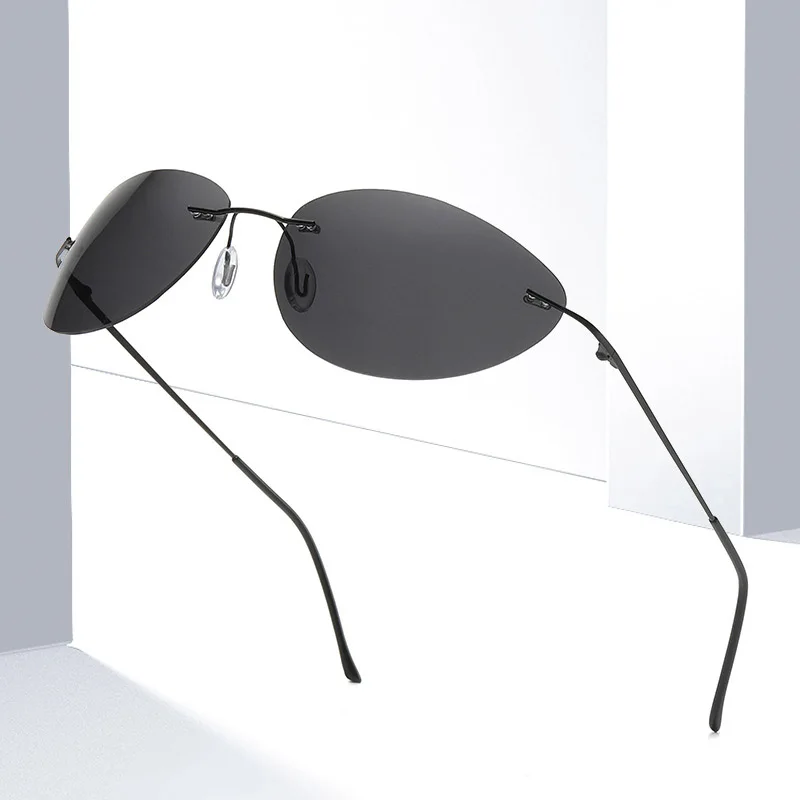 2025 عامل ماتريكس سميث ستايل الاستقطاب النظارات الشمسية المسامير الرجال القيادة التيتانيوم نيو نمط مضلع نظارات شمسية للرجال