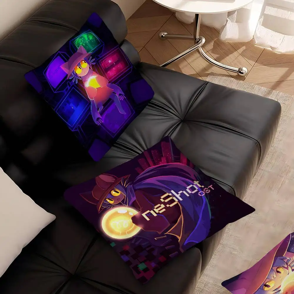 Anime Niko Oneshot Pillow Anime Pillow Sofa Bed Head Pillow Cover Cushion Cover 45x45 cm Fashion