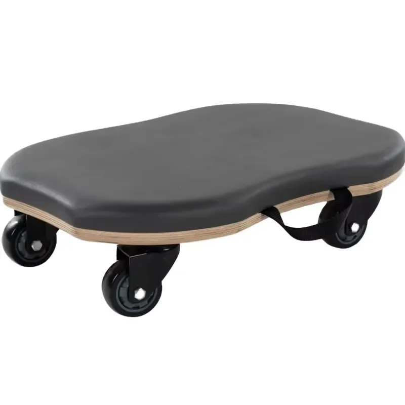 Pilates Studio Orbit Figure Roller Balance Board Core Workout Comfortable Padded Surface Microfiber Leather JIT Brand 1 Year