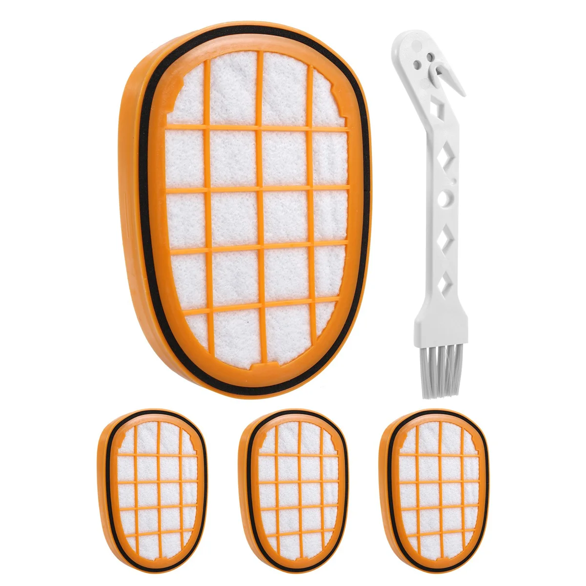 فلاتر مكنسة كهربائية محمولة ، فلاتر بديلة لـ Philips SpeedPro Max ، Aqua ، FC6812 ، FC6813 ، FC6822 ، FC5005/01 ، 4 عبوة