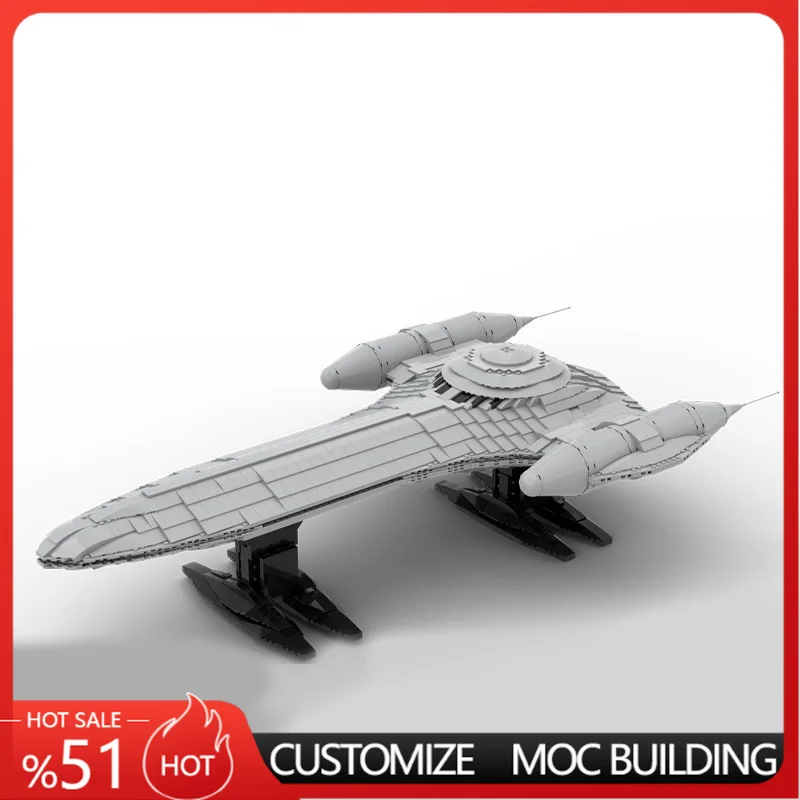 

2722Parts Sci Fi Luxury Space Cruiser MOC Galaxy Vehicle Custom Building Blocks DIY Display Model Collection Gift For Adult Fans