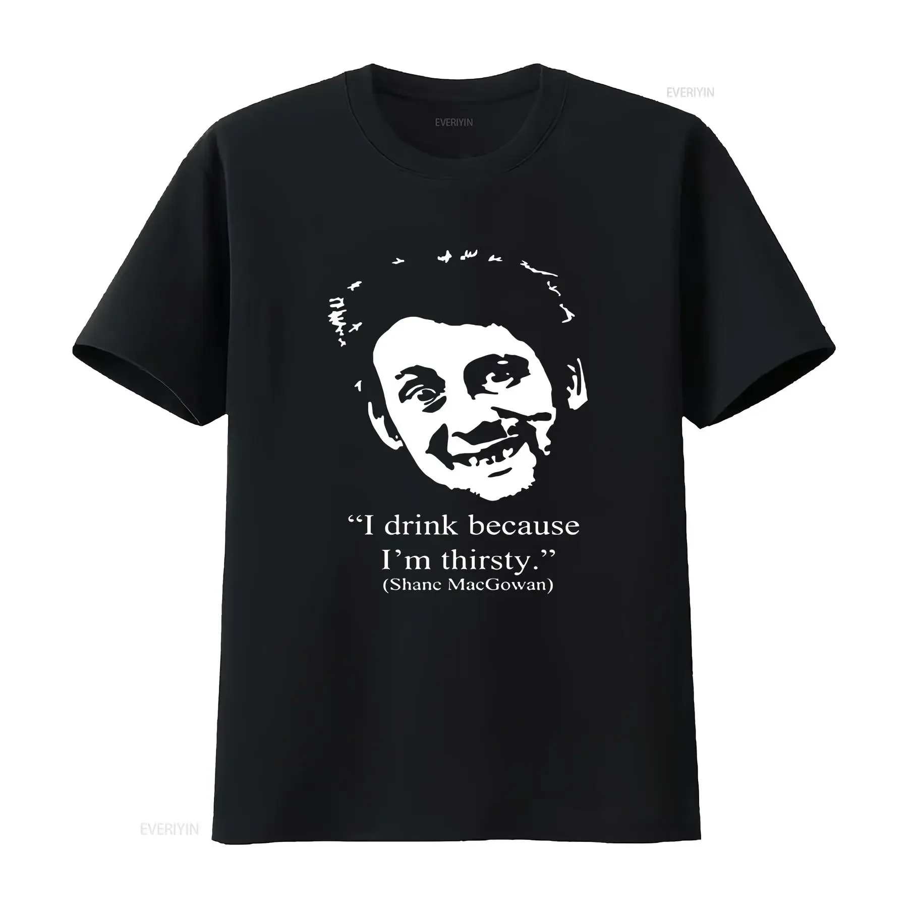 تي شيرت The POGUES تي شيرت عتيق مغسول ومتعدد الاستخدامات ملابس غير رسمية مصممة برسومات قليلاً للارتداء اليومي وجيد التهوية