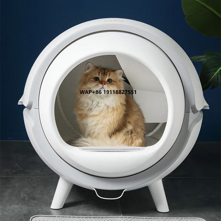 

Cat Boxes House Self-cleaning Auto Cats Box Machine Self Cleaning Smart Automatic Cat Box