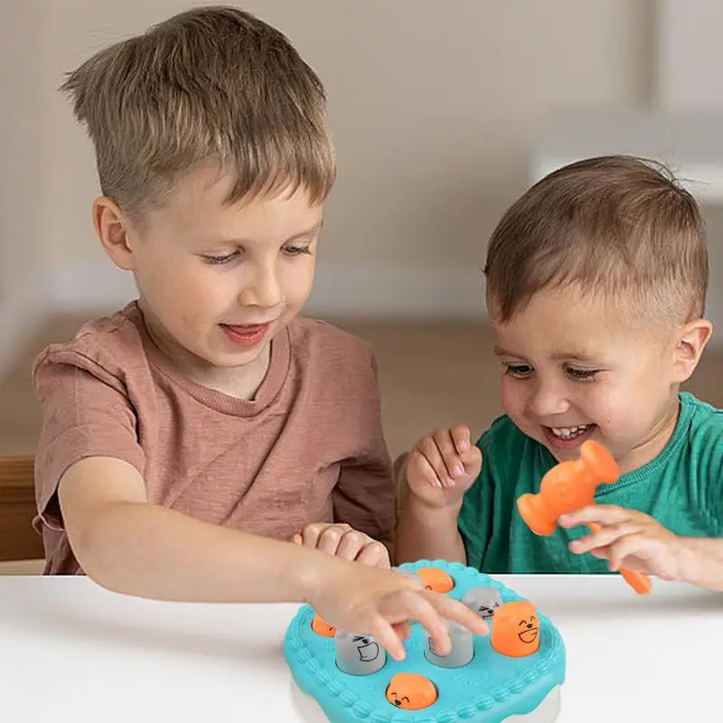 Hammering Pounding Toy Interactive Cake Shape Wack Mole Toys Preschool Toys Whack Game Toy Toddler Pounding Toy For Hand Eye