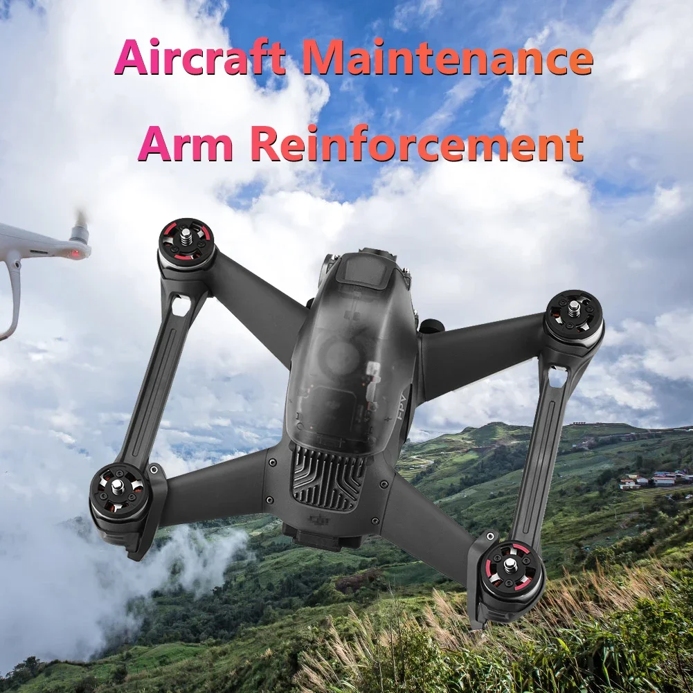 Drone Maintenance Arm Reinforcement Arm Bracers for DJI FPV Combo Enhancement Repair Replacement Accessory