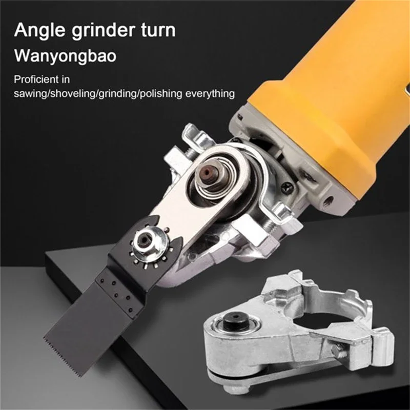 Imagem -03 - Ângulo Moedor de Conversão Adaptador Cabeça Universal para 100 mm 115 mm 125 mm Ângulo Moedor Polidor Polimento Ferramenta Oscilante M10 M14