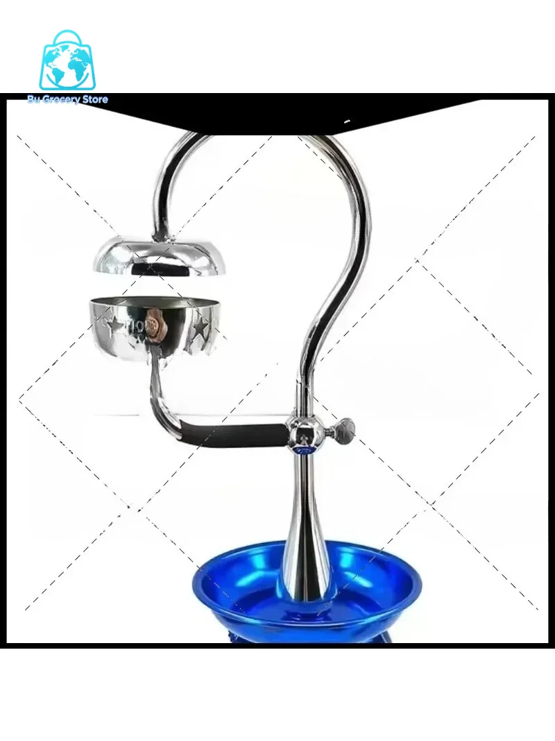 Inverted Aluminum Alloy Hookah Bowl - Save Coal & Clean Burning Shisha Accessories for Smooth Smoking