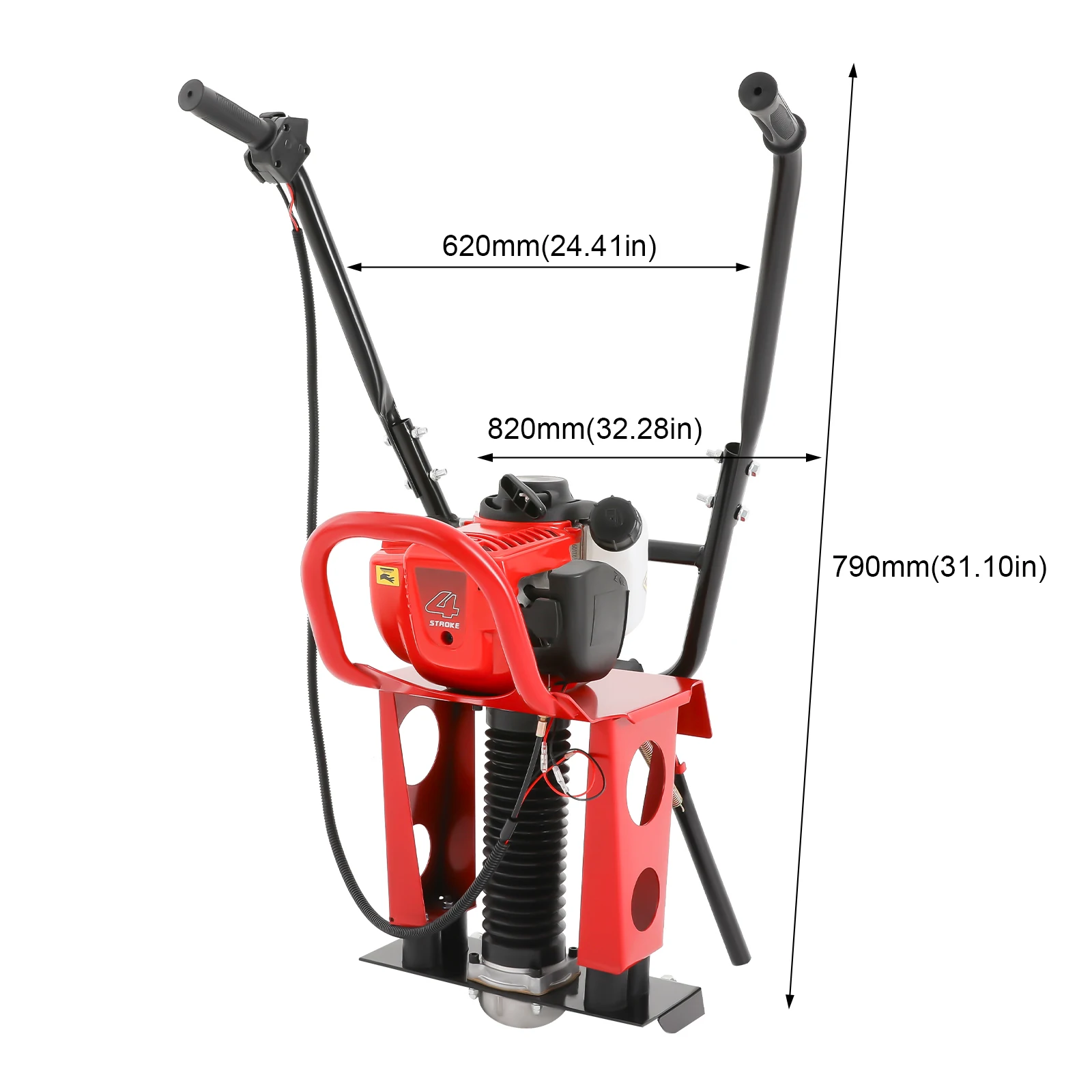 

Бетоноотделочная машина 37.7 куб. см, 4-тактная, 1.2 л.с., бензиновая, для влажного выравнивания бетонных поверхностей, цементная