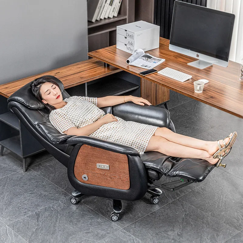 Luxurious Recliner Office Chairs Massage Commerce Meeting Computer Office Chairs Ergonomic Comfortable Furniture Bürostuhl LLOC