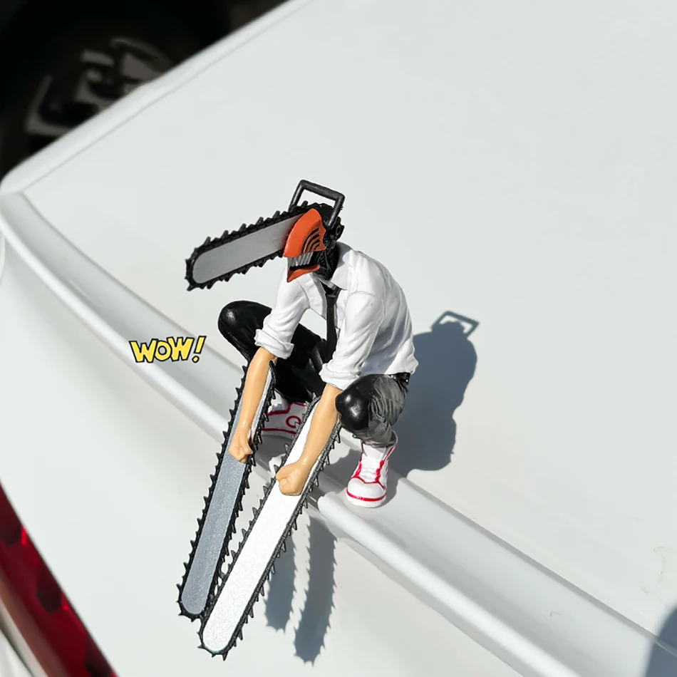 14 cm Chainsaw Man Anime Figuur Power/Denji Action Figure PVC Chainsaw Man Noodle Stopper Collectie Volwassen Model decoratie Speelgoed