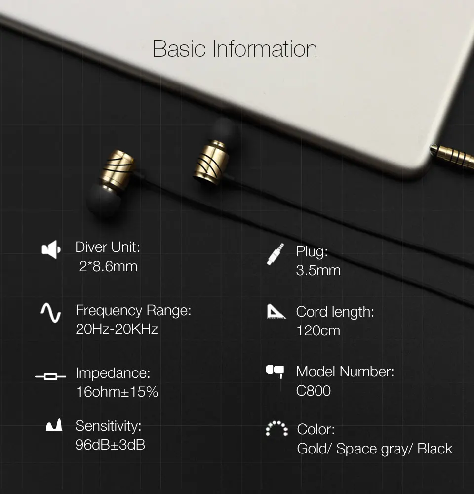 スマートフォン用のノイズリダクション付き有線イヤホン,ポータブル,3.5mm,ユニバーサル,有線