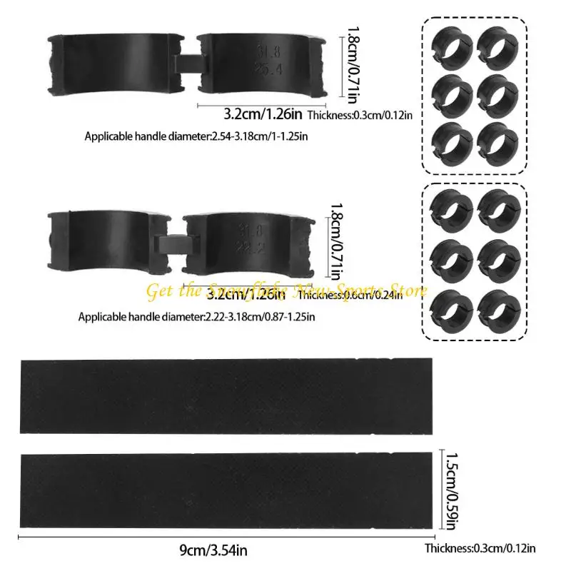 E56D Велосипедный руль Противоударные вставки Устойчивые к истиранию Эргономичные