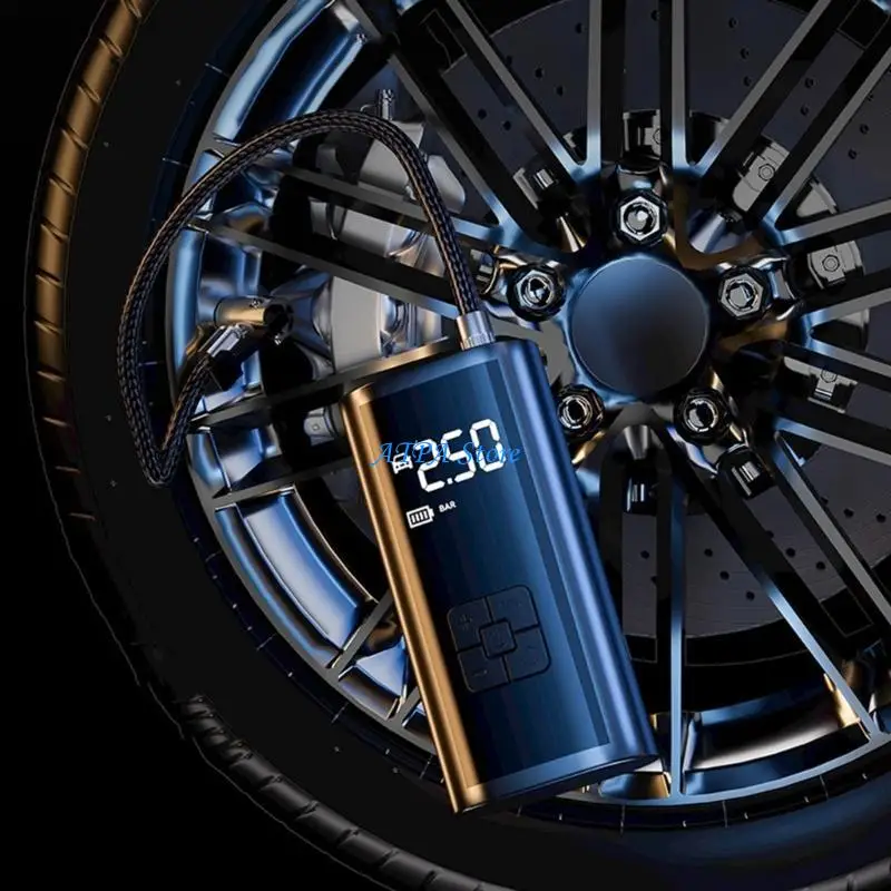 U13C ضاغط هواء يعمل بالبطارية ومنفاخ إطارات رقمي كهربائي #5