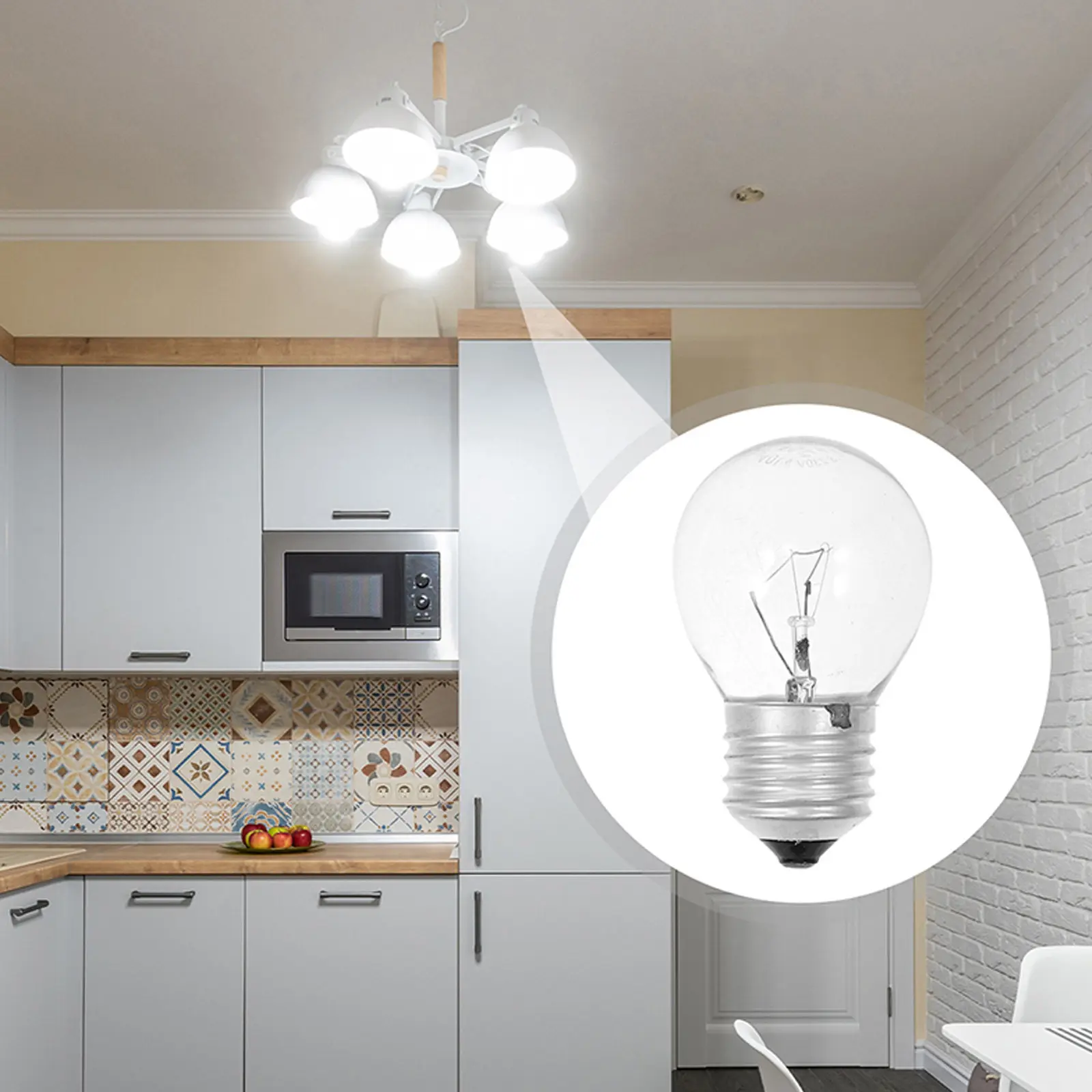 

6 шт. прозрачных светодиодных ламп E27 с высокой эффективностью для домашнего и коммерческого освещения, декоративных подвесных светильников