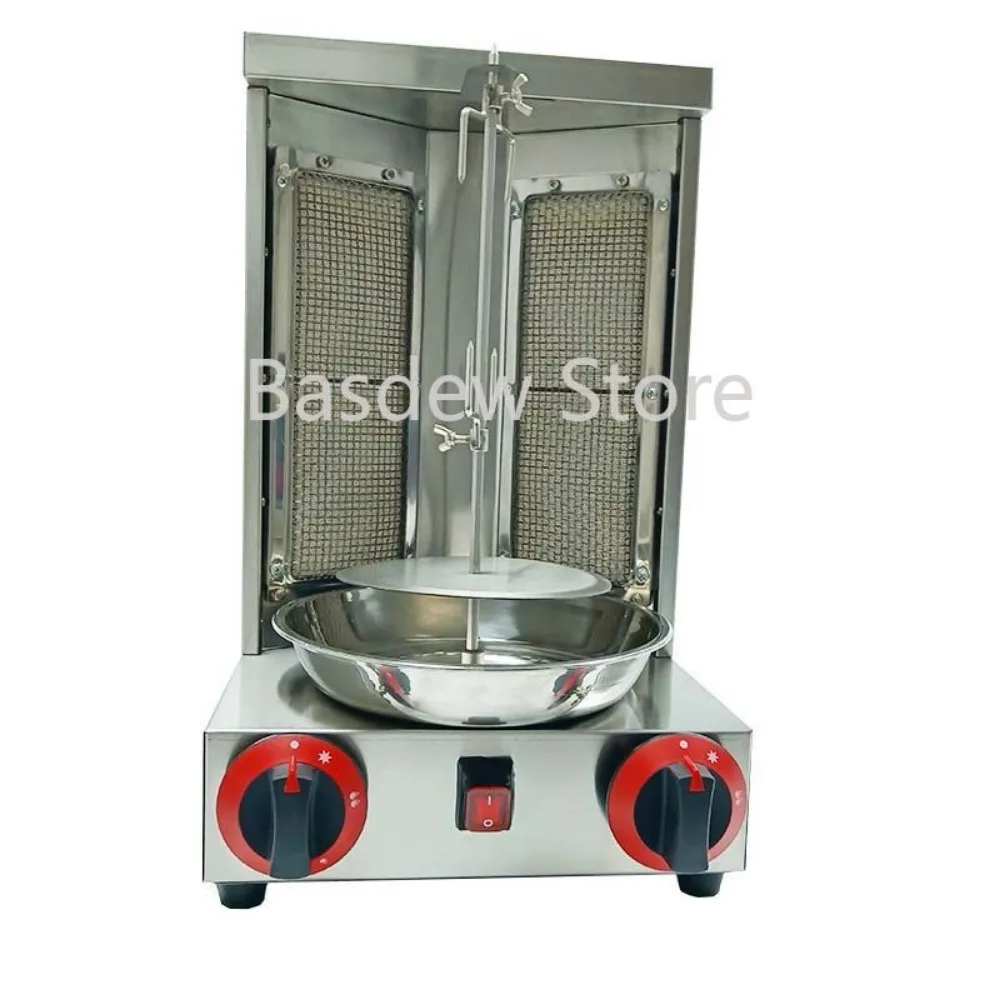 Small Middle East Barbecue Oven Commercial Liquefied Gas Automatic Rotating Turkey Barbecue Oven Gas Brazil Barbecue Plate