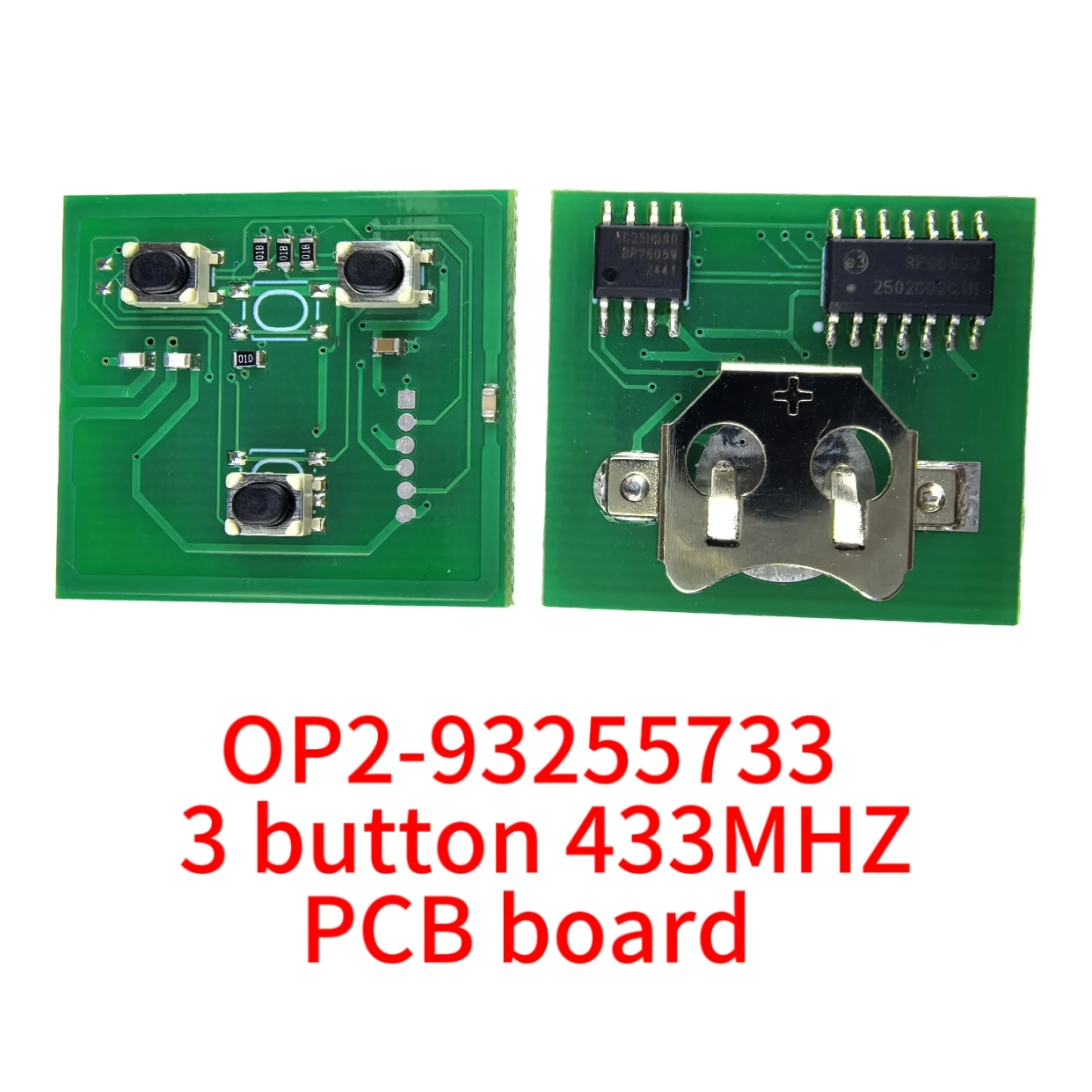 Jingxin 93255733/ 93286048 433,92 MHz 2/3 Tasten für Opel Omega 2001-2003 Vectra B 2000-2003 Astra für Chevrolet Viva Autoschlüssel/PCB – Detail 6