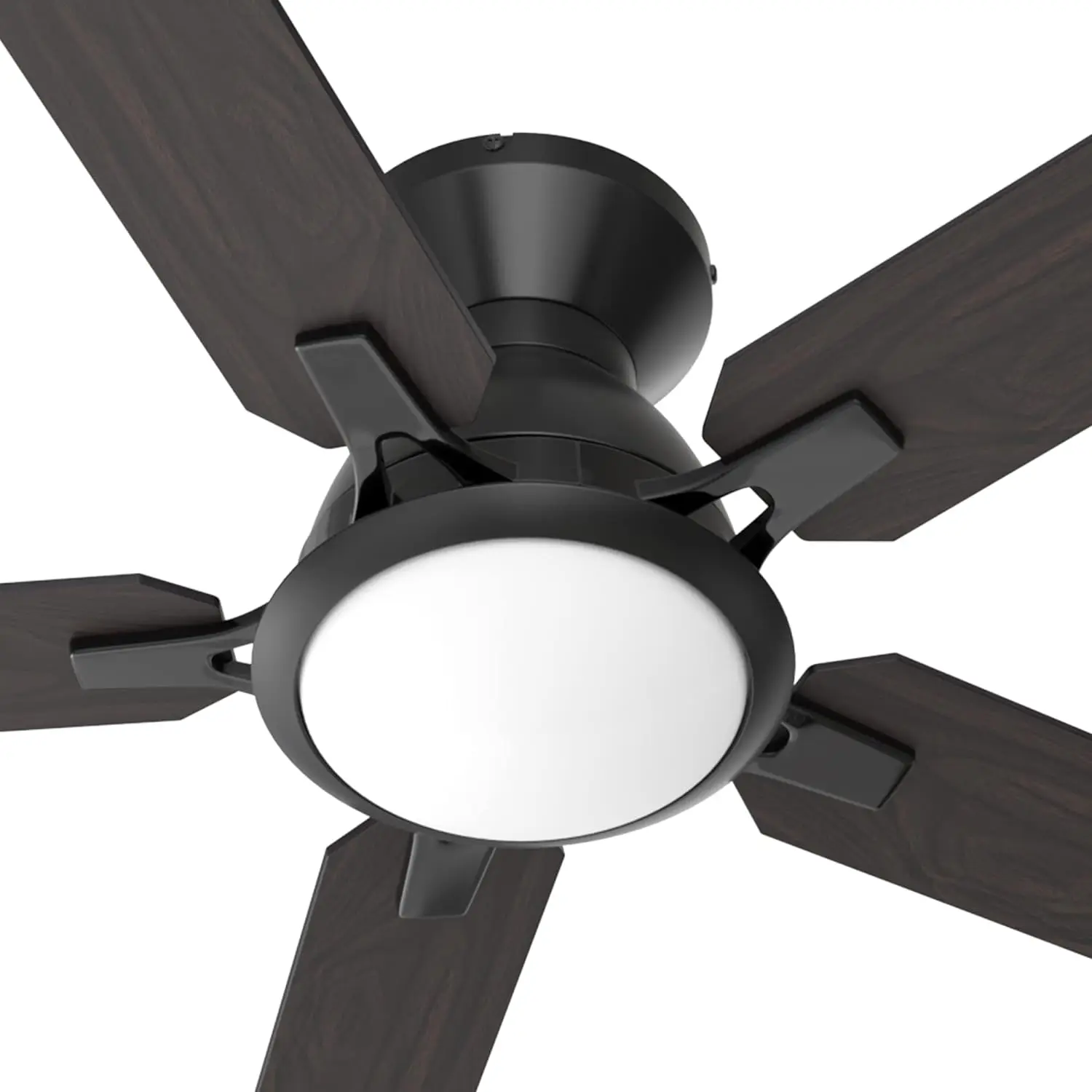 

Smart Low Profile Ceiling Fan With Lights, Dc 10 Speeds Smart Ceiling Fan With Remote, Compatible With Alexa, Siri & Google