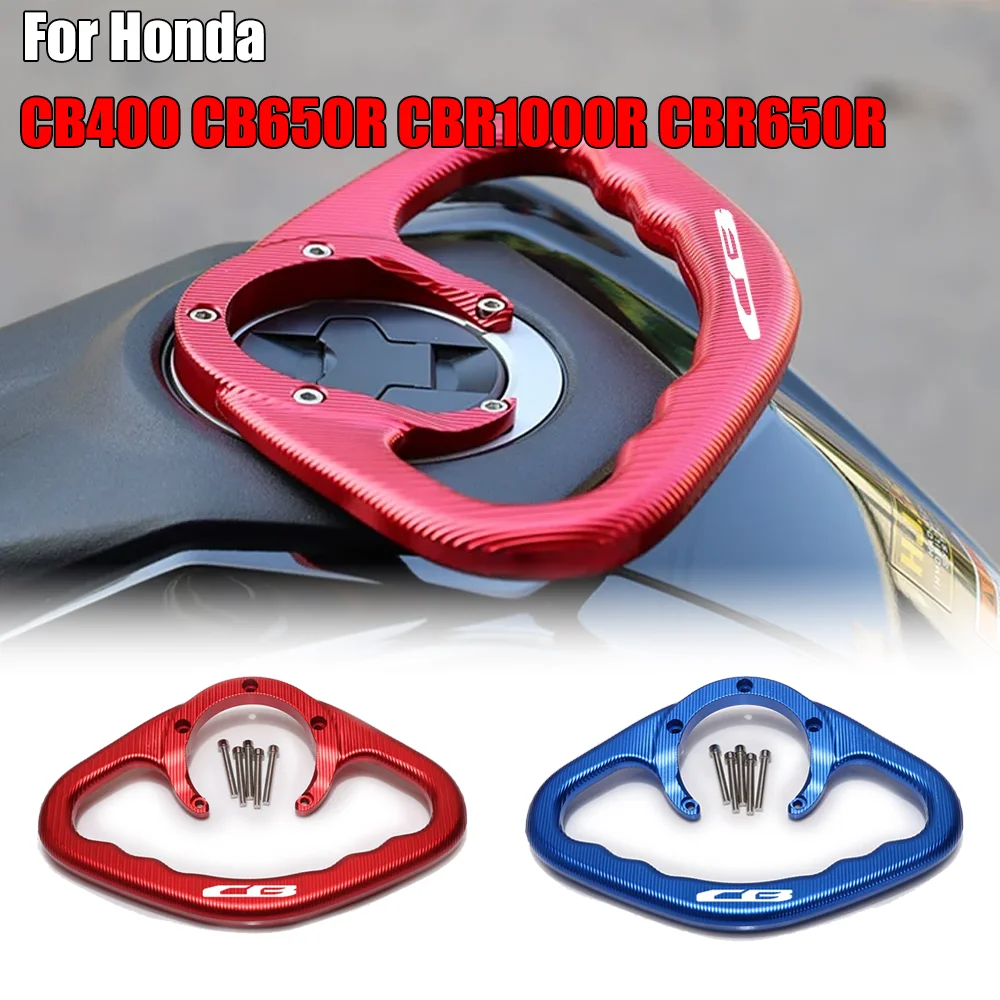 

Motorcycle Passenger Handgrips Hand Grip Tank Grab Bar Handles Armrest For Honda CB400 CB650R CBR1000R CBR650R