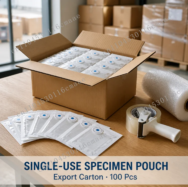 Medical Grade Disposable Endoscopic Specimen Bag 200ml Laparoscopy Tissue Retrieval Pouch For Surgical Procedures