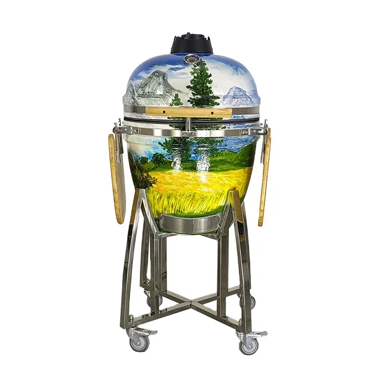 

KIMSTONE Kamado BQQ Smoker Hand-painted 21inch