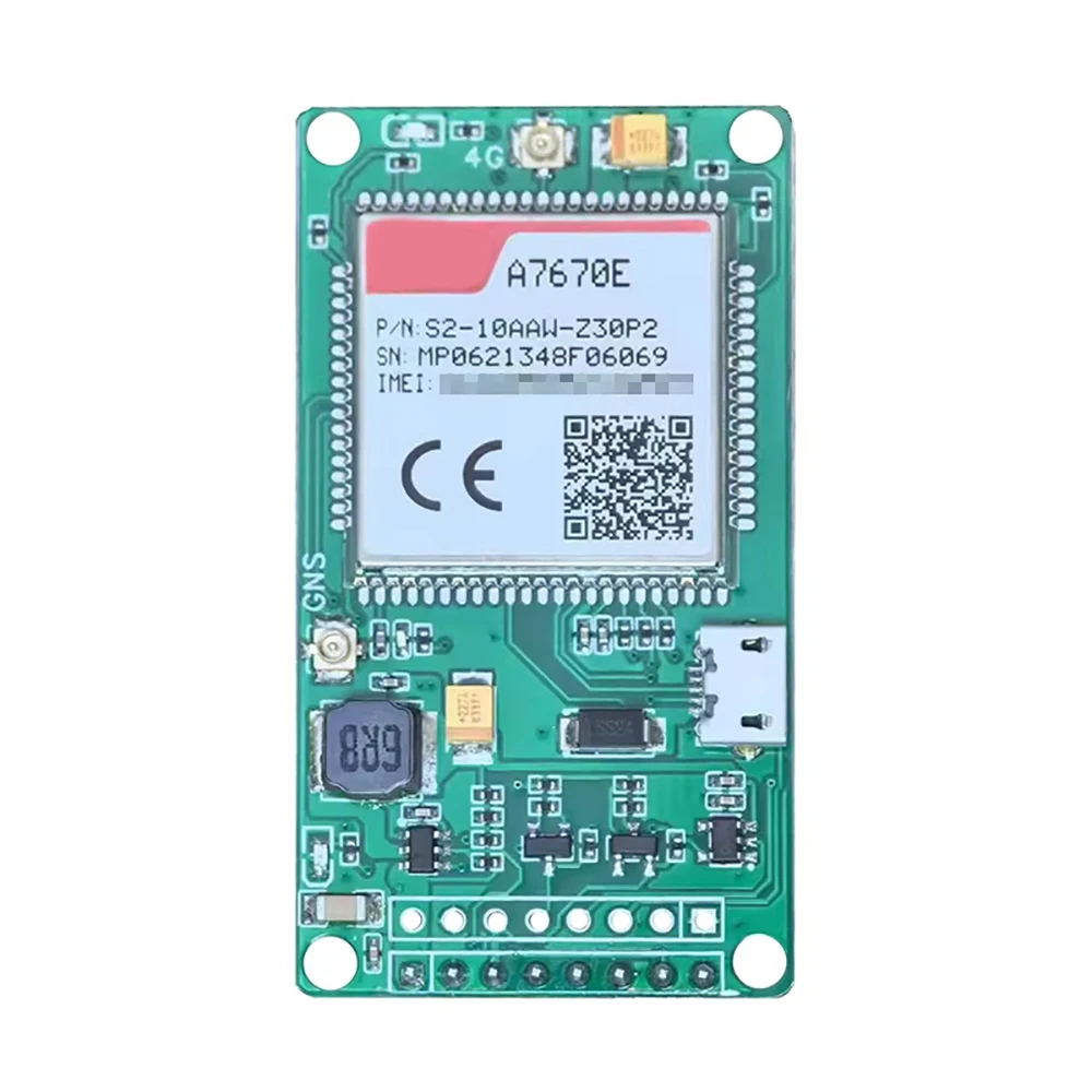 

Плата разработки модуля A7670E-LASE LTE Cat1 без GPS для Европы, Ближнего Востока, Африки, Кореи, Таиланда (B1, B3, B5, B7, B8, B20)