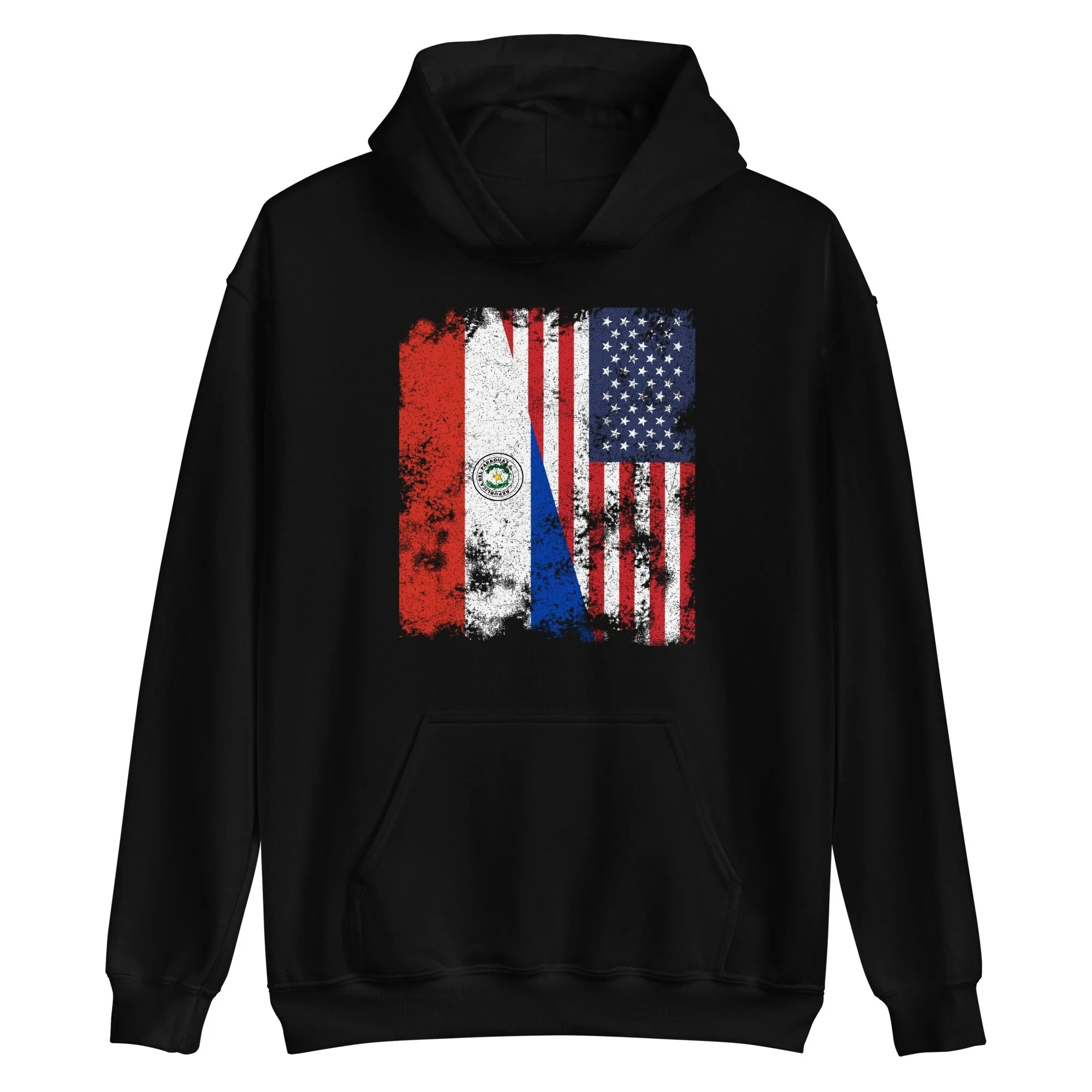 

Paraguay USA Flag Hoodie Men's and Women's Long Sleeve Sweatshirt Pullover Sportswear Men Clothing Jersey Tops Retro Streetwear