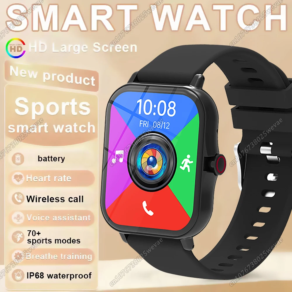 

2026 New Smart Watch Bluetooth Calls Men Women Gifts Smartwatches Fitness Bracelet Custom Watch Face Smartwatch For Android IOS