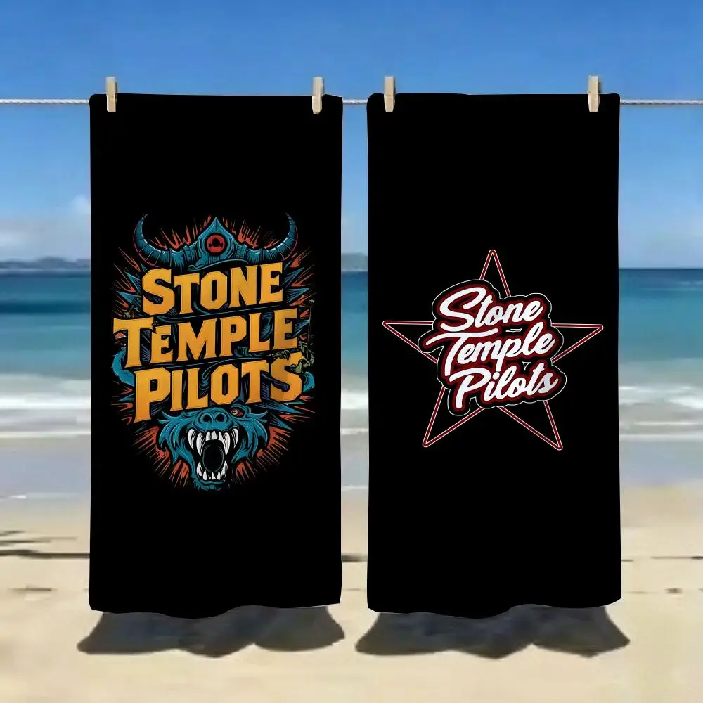 Rock Bands LOGO S-StoneS TempleS PilotsS Towel ultra-fine fiber quick drying absorbent bath towel, outdoor swimming sports towel