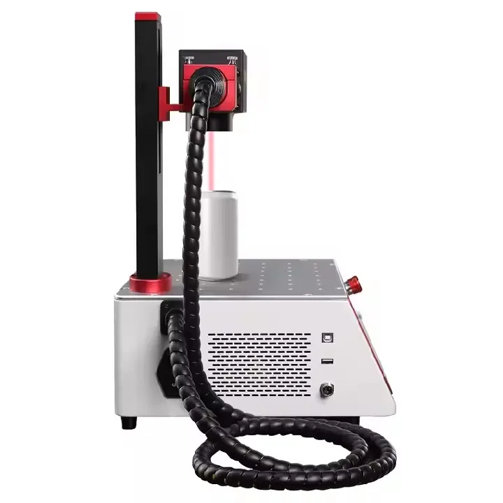 متعددة الوظائف 20 واط/30 واط/50 واط/100 واط المحمولة آلة وسم الألياف بالليزر سطح المكتب يده آلة التعليم بالليزر