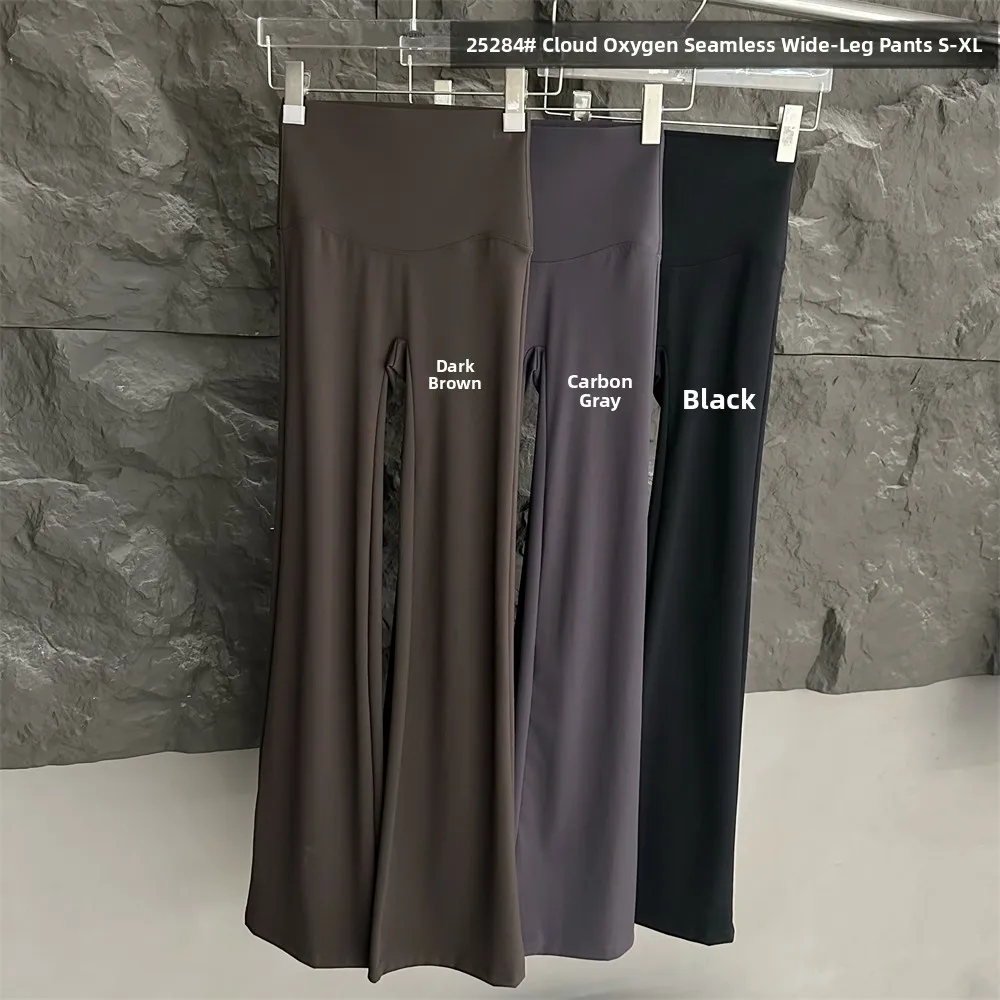 ماتي عالية الخصر اليوغا السراويل النسائية ربيع الخريف عالية المرونة مايكرو متوهج السراويل Fitn السراويل السراويل الطويلة غير رسمية