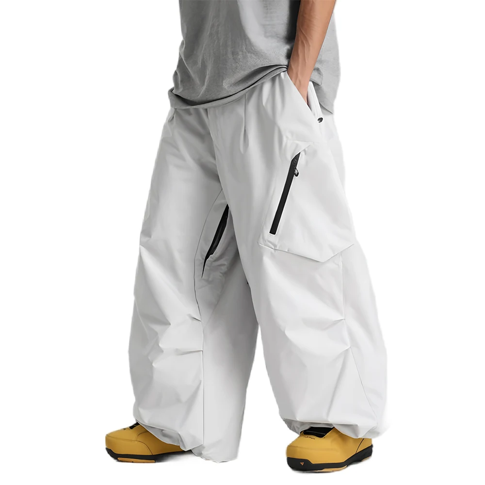

Men's and Women's Ski Pants Loose-Fitting Baggy Snow Trousers Windproof Waterproof Fashionable Outdoor Snowboard Wear