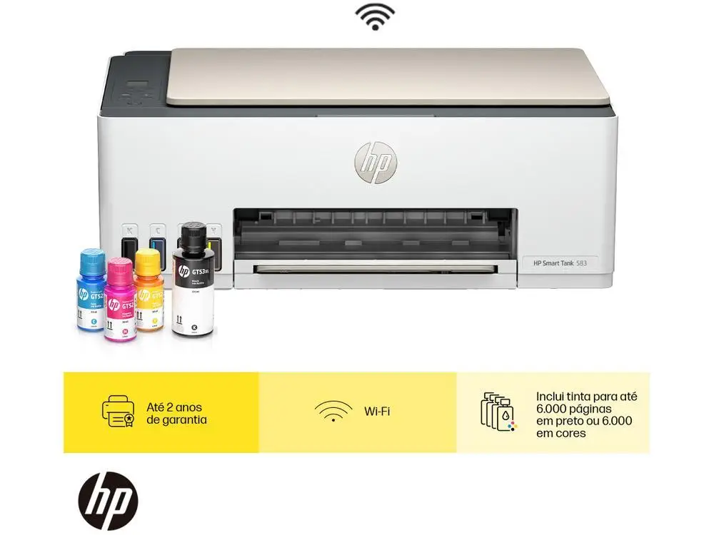 HP Smart Tank Multifunctional Printer 583 Wi-Fi - Bivolt