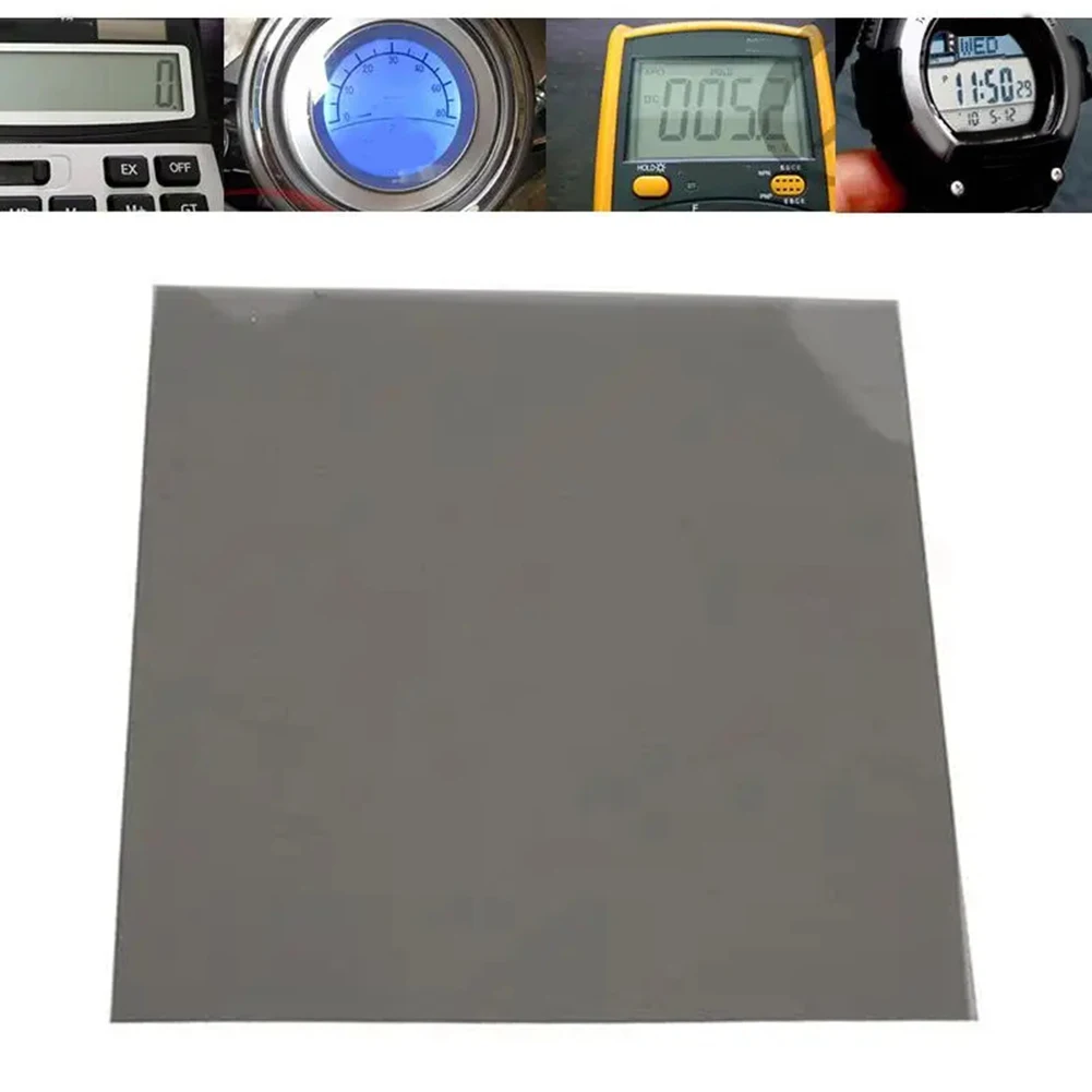 1pcs 10 Inch Polarizing Film Polarizer Watch Multimeter Calculator LCD Display Repair Cutable Plastic Polarizing Film