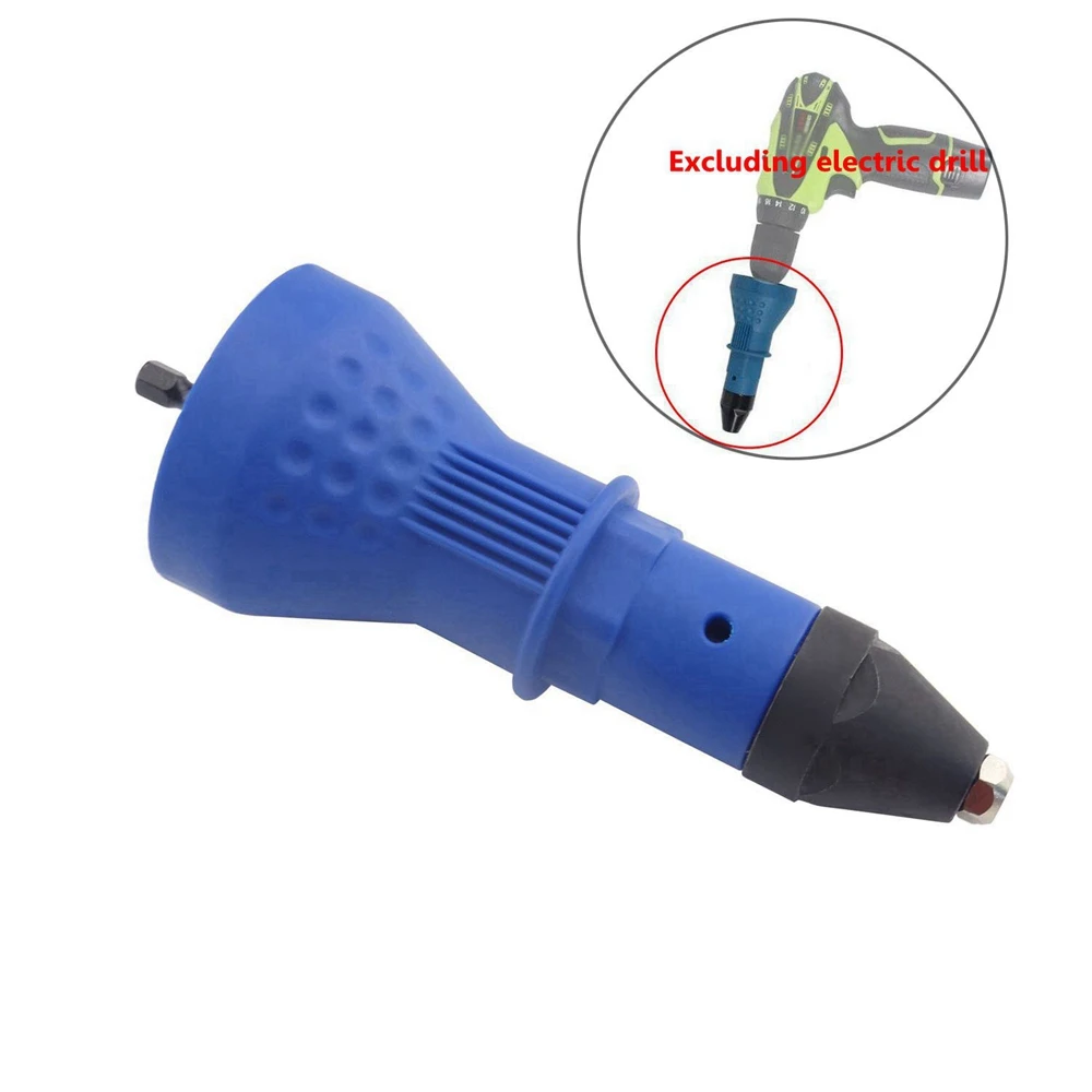 Imagem -02 - Ferramenta Elétrica sem Fio Rebitando Nut Gun Rebitando Adaptador de Broca Inserir Porca Acessórios para Ferramentas Elétricas