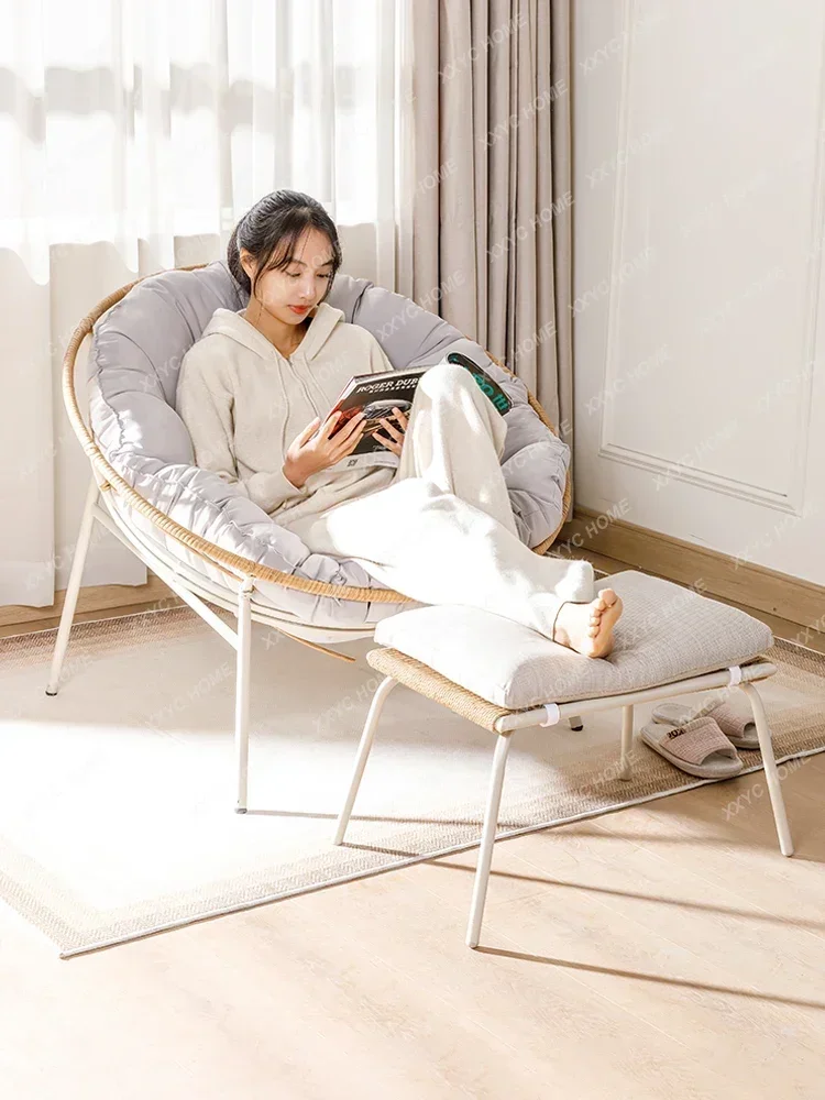 Table and Chair Single Backrest Sleeping Lounge Sofa Chair Outdoor Tea Table Table and Chair Combination