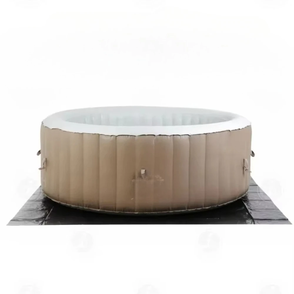 Indoor & Outdoor Inflatable Hot Tub, Spa Jacuzzi with 140 Air Jets, Insulated Cover and Pump