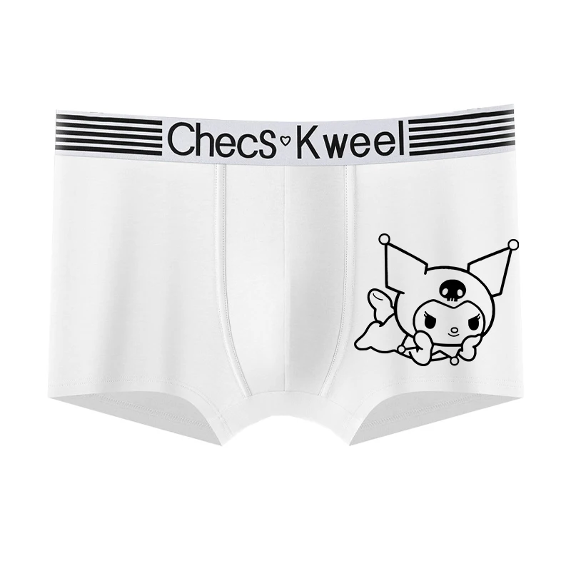 Anime Couple Underwear Hello Kitty Cute Thong Sexy Seamless Pearl Bow Low Waisted Pure Cotton Crotch Pants for Women Accessories