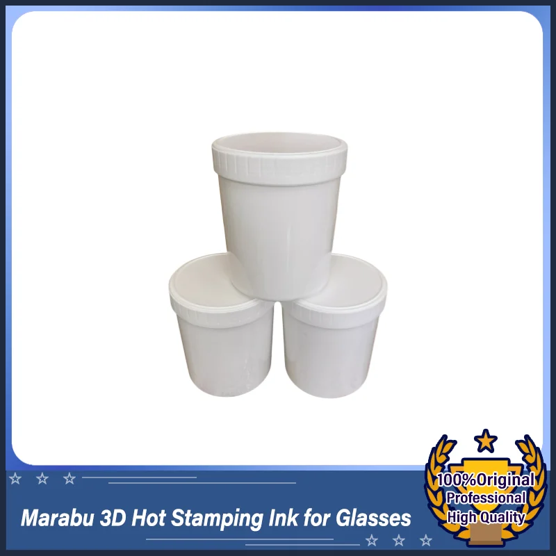 Marabu 3D Hot Stamping Ink for Glasses, Embossed Hot Stamping Base Oil for Materials, Metal LED UV Type