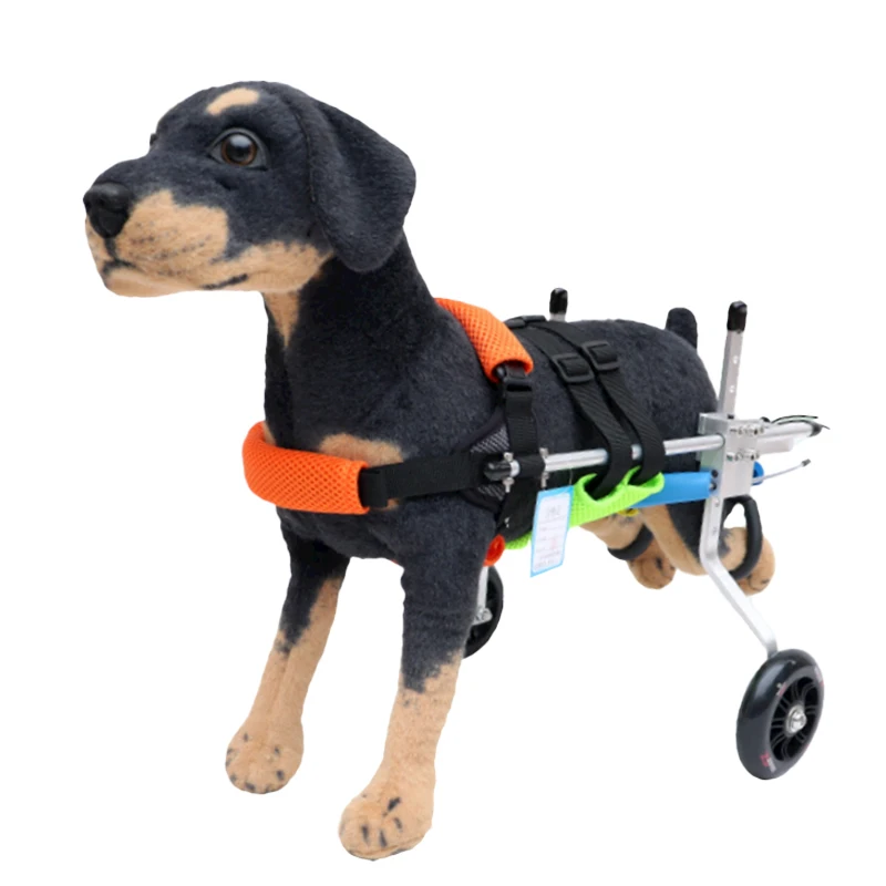 Hot Selling Pet Rehabilitation Therapy Supplies Strap Design Handicap Dog Wheelchair- For Back Legs